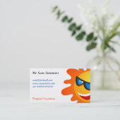 クールな夏日曜日 名刺 (スタンド正面)