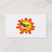 クールな夏日曜日 名刺 (裏面)