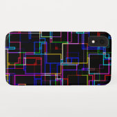 クールな多色ストライプ柄 Case-Mate iPhoneケース (裏面(横))
