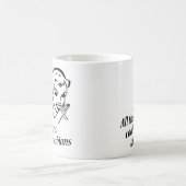 クールな女の子全員はレズビアンです コーヒーマグカップ (中央)