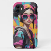 クールな女の子 Case-Mate iPhoneケース (裏面)
