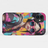 クールな女の子 Case-Mate iPhoneケース (裏面(横))