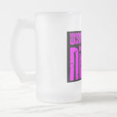 クールな姪のためのギフト: ピンクの世界の最もクールな姪 フロストグラスビールジョッキ (左)