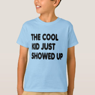 クールな子が来たよ 面白い子供たち Tシャツ
