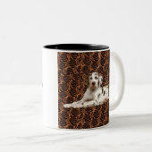 クールな子供、グレートデーン ツートーンマグカップ (正面右)