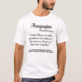 クールな家族チーム名 アレキパ ペルー スポーツ ロゴ Tシャツ