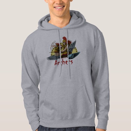 クールな射手のTシャツのデザイン パーカ (正面)