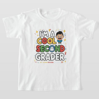 クールな小学2年生 バックトゥスクールTシャツ Tシャツ