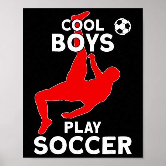 クールな少年たちはサッカーをする ポスター (正面)