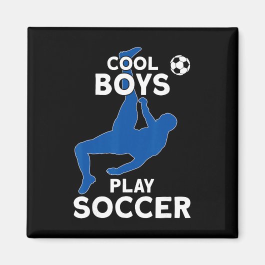クールな少年たちはサッカーをする マグネット (正面)