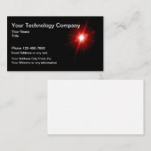 クールな技術のテンプレート 名刺 (正面/裏面)