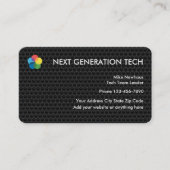 クールな技術のロゴの名刺 名刺 (正面)