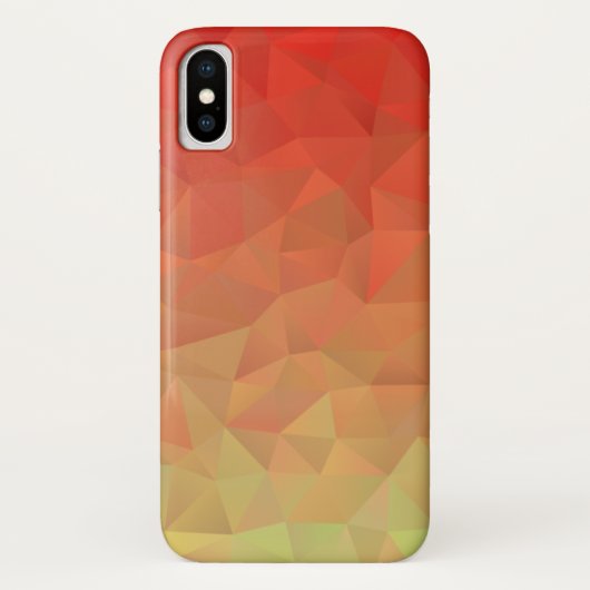 クールな抽象ポリゴン幾何学模様 Case-Mate iPhoneケース (裏面)