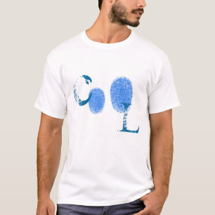クールな指紋のTシャツ Tシャツ