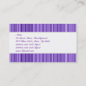 クールな旅行交換は友人に番号を付けます 名刺 (裏面)