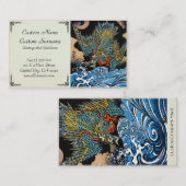 クールな日本の伝説の古代ドラゴンの神の芸術 名刺 (正面/裏面)