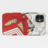 クールな日本の伝説の英雄の武士の戦士の芸術 Case-Mate iPhoneケース (裏面(横))