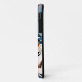 クールな日本の戦士の英雄の武士のスカルの芸術 Case-Mate iPhoneケース (裏面/左)