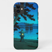 クールな日本の月明りの夜ゲートの海のhasuiのkawase Case-Mate iPhoneケース (裏面)