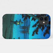 クールな日本の月明りの夜ゲートの海のhasuiのkawase Case-Mate iPhoneケース (裏面(横))