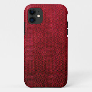クールな日本の東洋のチェリーレッドの魚スケール iPhone 11 ケース