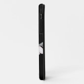 クールな日本の白いオカメインコの熱帯鳥 Case-Mate iPhoneケース (裏面/左)