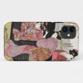 クールな日本のukiyo-eのトリオの芸者の女性スクロール Case-Mate iPhoneケース (裏面(横))