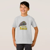 クールな未来レンジャー・ベレー帽 Tシャツ (正面フル)