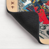 クールな東洋のクラシックな日本の武士の戦士の芸術 マウスパッド (コーナー)