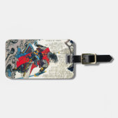 クールな東洋のクラシックな日本の武士の戦士の芸術 ラゲッジタグ (正面横)