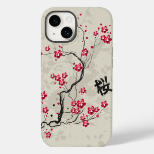 クールな東洋のスタイルの桜の桜の芸術 Case-Mate iPhone 14ケース