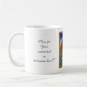 クールな東洋のチベットのthangkaの入れ墨Hayagriva コーヒーマグカップ (左)