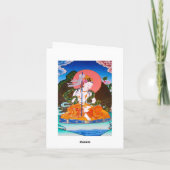 クールな東洋のチベットのthangkaのmandaravaの入れ墨の芸術 カード (裏面)