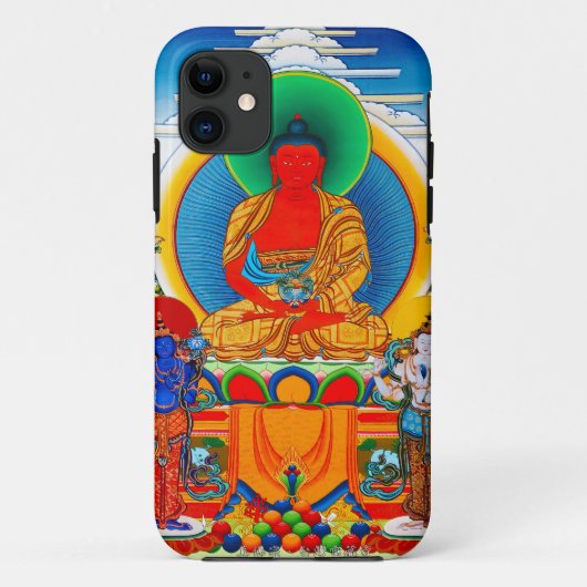 クールな東洋のチベットのthangka 3人の専攻のな聖者 Case-Mate iPhoneケース (裏面)