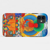クールな東洋のチベットのthangka 3人の専攻のな聖者 Case-Mate iPhoneケース (裏面(横))