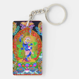 クールな東洋のチベットのthangka Simhavaktra Dakini キーホルダー