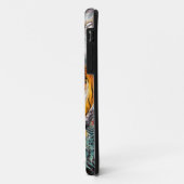 クールな東洋の中国ので柔らかいトラの水彩画インク Case-Mate iPhoneケース (裏面/左)