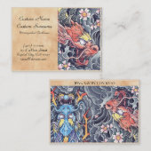 クールな東洋の日本のドラゴンの神の入れ墨 名刺 (正面/裏面)