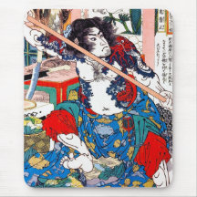 クールな東洋の日本の伝説の英雄の戦士の芸術