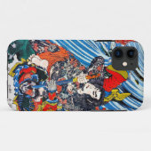 クールな東洋の日本の伝説の英雄の武士 Case-Mate iPhoneケース (裏面(横))