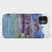 クールな東洋の日本の水彩画の寺院の絵画 Case-Mate iPhoneケース (裏面(横))