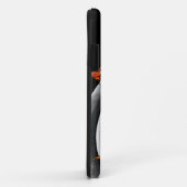 クールな東洋の日本の金ゴールドの幸運なコイの魚の入れ墨 Case-Mate iPhoneケース (裏面/右)