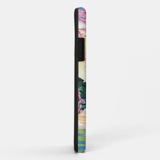 クールな東洋の日本人の富士の春の桜の芸術 Case-Mate iPhoneケース (裏面/右)