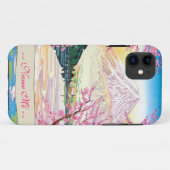 クールな東洋の日本人の富士の春の桜 Case-Mate iPhoneケース (裏面(横))