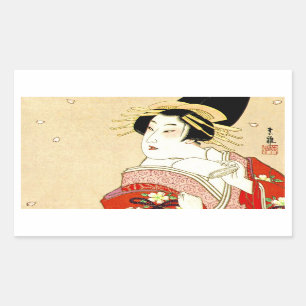 クールな東洋の日本人のAgemakiの入れ墨の芸術 長方形シール