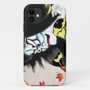 クールな東洋の日本人のTogakushiのkabuki俳優 iPhone 11 ケース