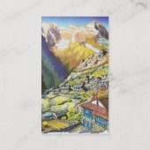 クールな東洋のNamcheのバザーのネパールの山道 名刺 (裏面)