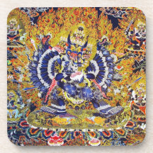 クールな東洋のtangkaのYamantakaの死の神の入れ墨