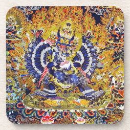 クールな東洋のtangkaのYamantakaの死の神の入れ墨 コースター