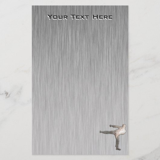 クールな武道 便箋 (正面)